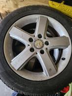 ZGAN Mercedes winterbanden+ velgen Continental 205/55R16H, Ophalen, Gebruikt, 16 inch, Band(en)