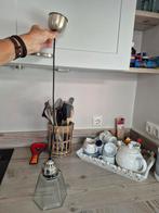 Nostalgische Hanglamp, Huis en Inrichting, Lampen | Hanglampen, Gebruikt, Glas, Minder dan 50 cm, Verzenden