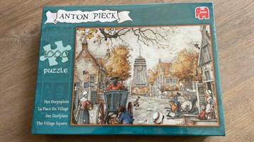 Anton Pieck - Het dorpsplein beschikbaar voor biedingen