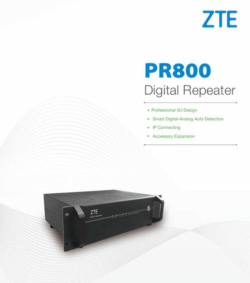 ZTE (Caltta)  PR800 digitale DMR + analoog repeater, Telecommunicatie, Zenders en Ontvangers, Zo goed als nieuw, Zender en Ontvanger