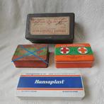 Oud verbandtrommel (3) EHBO blik brocant Frankrijk p.s. 10e, Verzamelen, Ophalen of Verzenden, Zo goed als nieuw, Overige