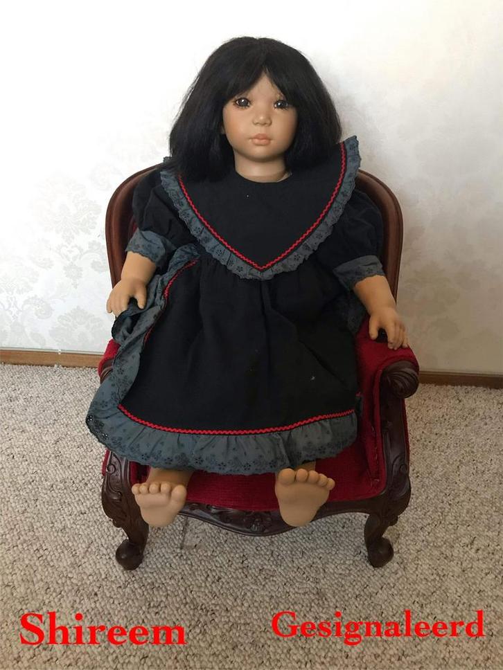 Annette Himstedt Pop Shireem - Gesigneerd, Verzamelen, Poppen, Zo goed als nieuw, Pop, Ophalen