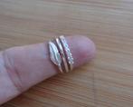 zilveren ringen set STE-BEE drie stuks [449], Verzenden, Nieuw, Kleiner dan 17, Dame