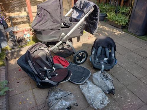 Kinderwagen 3 in 1 Maxi Cosi Mura met veel extra's, Kinderen en Baby's, Kinderwagens en Combinaties, Zo goed als nieuw, Ophalen