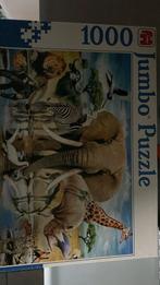 Jumbo Puzzle 1000 Stukjes - Dieren, Ophalen of Verzenden, Zo goed als nieuw, Legpuzzel