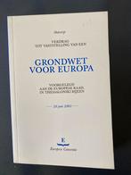 Grondwet voor Europa, Gelezen, Ophalen of Verzenden