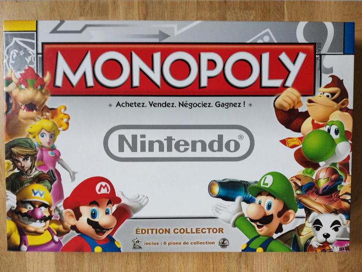 Monopoly Nintendo Franstalig € 15, Hobby en Vrije tijd, Gezelschapsspellen | Bordspellen, Zo goed als nieuw, Ophalen