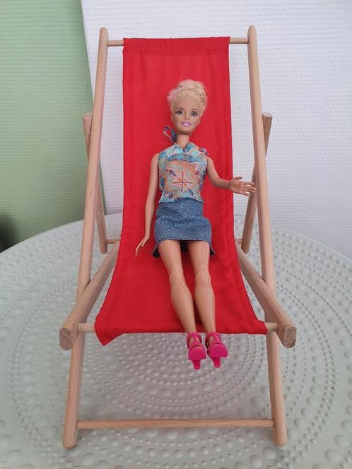 Houten strandstoeltje poppenstoeltje decoratief zomer strand, Kinderen en Baby's, Speelgoed | Houten speelgoed, Zo goed als nieuw