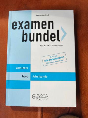 Examenbundel Scheikunde HAVO 2021/2022 beschikbaar voor biedingen