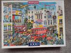 Puzzel 1000stuks Londen Waddingtons, Hobby en Vrije tijd, Denksport en Puzzels, Ophalen of Verzenden, 500 t/m 1500 stukjes, Gebruikt