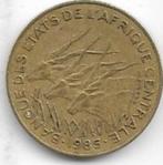 10  francs   1985  Centr. Afr. States. km. 9, Postzegels en Munten, Munten | Afrika, Ophalen of Verzenden, Losse munt, Overige landen