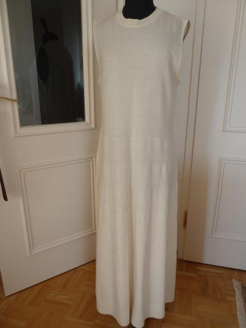 COS maxi wollen jurk, pastelgeel, zuiver wol, mouwloos, zgan, Kleding | Dames, Jurken, Zo goed als nieuw, Maat 38/40 (M), Geel