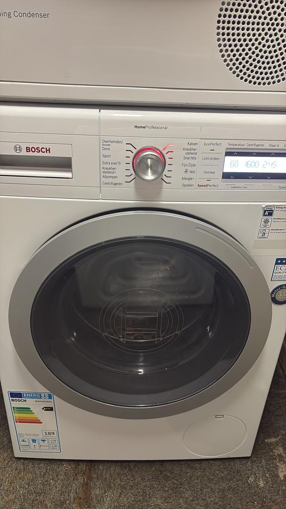 Bosch serie 8 home professional wasmachine A+++, Witgoed en Apparatuur, Wasmachines, Zo goed als nieuw, 8 tot 10 kg, 1600 toeren of meer