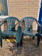 Jardin groene tuinstoelen 6 stuks, Tuin en Terras, Ophalen, Gebruikt, Kunststof