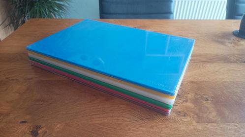 Hygiplas antibacteriële LDPE snijplanken set 45x30x1cm 6stuk, Huis en Inrichting, Keuken | Keukenbenodigdheden, Zo goed als nieuw