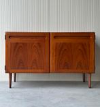 Lowboard Dressoir Deens Teak, Ophalen, Met deur(en), 100 tot 150 cm, Teakhout