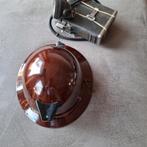 bakelieten mijnwerkers helm met baterijen houder voor de lam, Antiek en Kunst, Ophalen