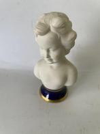 Klein wit vintage beeldje. Buste klein kind romantisch barok, Ophalen, Zo goed als nieuw, Mens