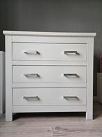 Bopita Commode Wit - incl. kapstok/legplank, Huis en Inrichting, Kasten | Ladekasten, Zo goed als nieuw, 3 of 4 laden, Minder dan 100 cm