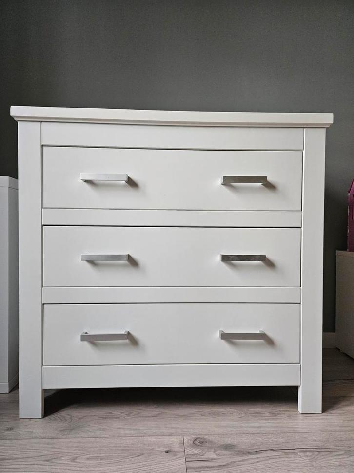 Bopita Commode Wit - incl. kapstok/legplank, Huis en Inrichting, Kasten | Ladekasten, Zo goed als nieuw, Minder dan 100 cm, 50 tot 100 cm