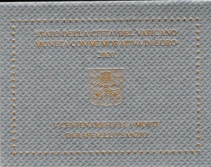 2 Euro Vaticaan 2020 - Raffaello (Raffaël) - BU Blister, Postzegels en Munten, Munten | Europa | Euromunten, Losse munt, 2 euro