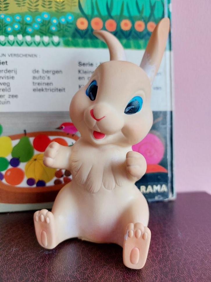 Vintage piepbeest konijn, Verzamelen, Speelgoed, Zo goed als nieuw, Ophalen of Verzenden