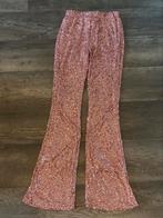 Steffie Sequins flared pants roze glitter, maat S, Kleding | Dames, Broeken en Pantalons, Nieuw, Ophalen of Verzenden, Roze, Maat 36 (S)