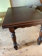 Houten Uitschuifbare Eettafel, Huis en Inrichting, Tafels | Eettafels, Ophalen, Gebruikt, Eikenhout, 50 tot 100 cm