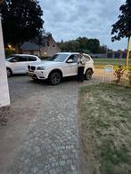 BMW X3 2.0 D Xdrive 20D AUT 2013 Wit 209.000km, Auto's, BMW, Automaat, 1995 cc, Leder, Bruin