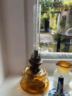 Kosmos brenner olielamp  Brander Amberkleurig Glas, Antiek en Kunst, Antiek | Lampen, Ophalen of Verzenden