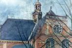 Jacques Jessurun(1918)Aquarel "Noorderkerk Amsterd " Ges Ged, Ophalen of Verzenden