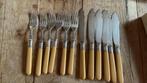 6 vorken en messen. Viscouvert. Zilver., Antiek en Kunst, Antiek | Bestek, Ophalen of Verzenden