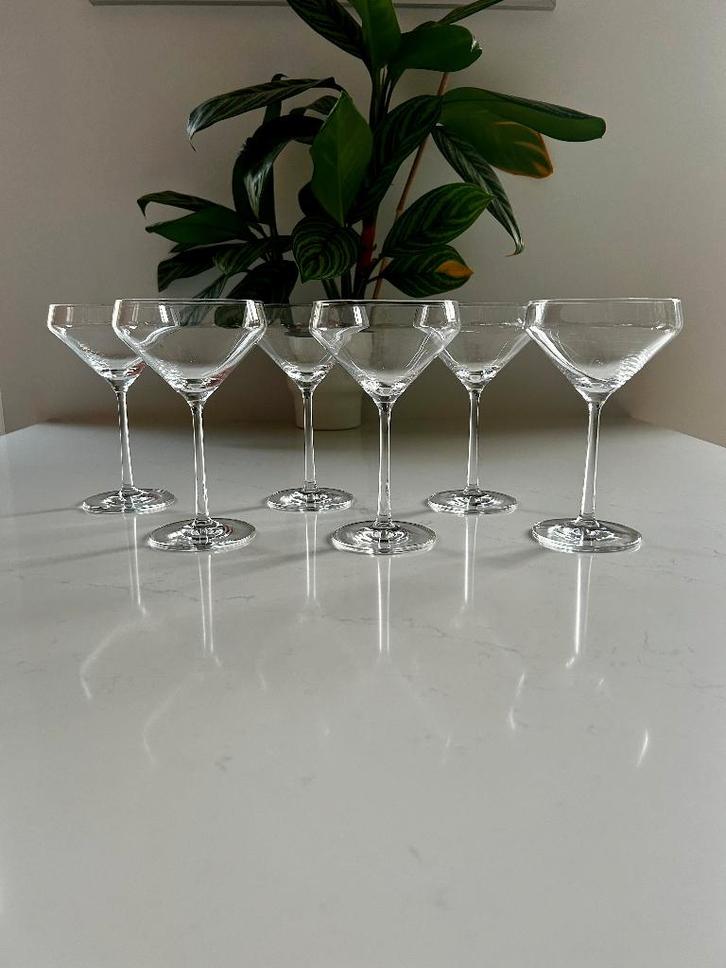 5 kristallen cocktailglazen Schott Zwiesel Pure. Belfesta, Verzamelen, Glas en Borrelglaasjes, Zo goed als nieuw, Overige typen