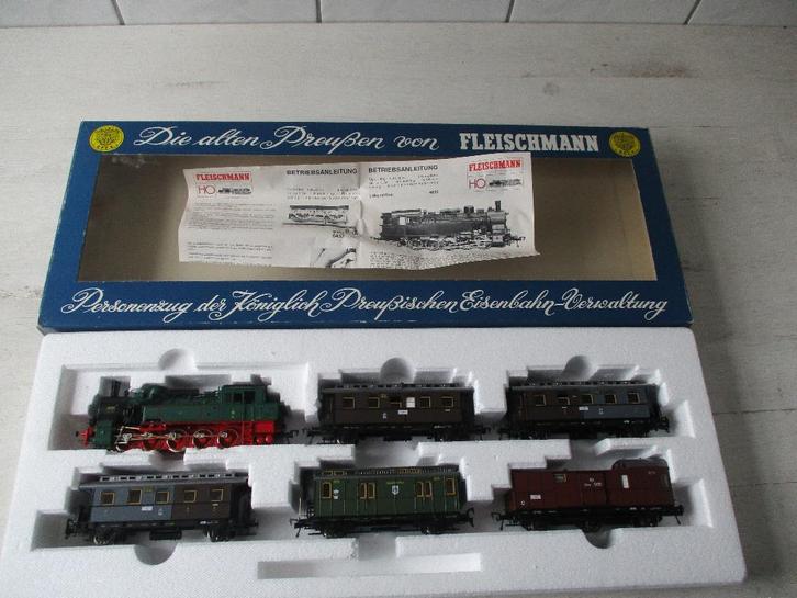 Fleischmann Set 4881 Die alten Preussen, Hobby en Vrije tijd, Modeltreinen | H0, Zo goed als nieuw, Treinset, Gelijkstroom, Fleischmann