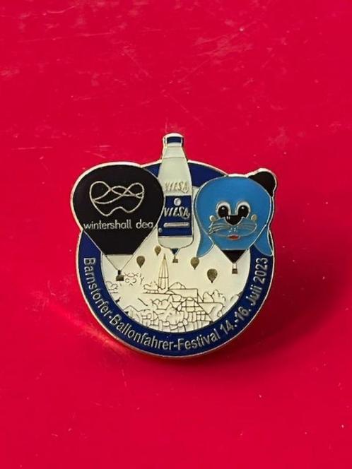 Speldje - Pin Barnstofer Ballonvaart Festival Juli 2023 €5,1, Verzamelen, Speldjes, Pins en Buttons, Gebruikt, Speldje of Pin