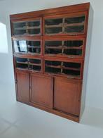 Engelse Vitrinekast winkelkast hamonie – Ca. 1910, Huis en Inrichting, Kasten | Vitrinekasten, Ophalen, 200 cm of meer, ., 150 tot 200 cm