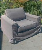 Grijze lounge stoel fauteuil, Ophalen, Zo goed als nieuw