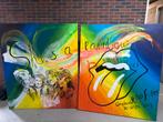 Rolling stones doeken 2017 op museo frame aluminium 2 st., Antiek en Kunst, Ophalen