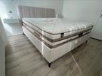 Istikbal boxspring bed 180x200 2 persoonsbed met veel ruimte, Crème, Tweepersoons, Ophalen of Verzenden, Zo goed als nieuw