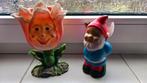OPRUIMING Set decoratieve tuinkabouter met blijde bloempot, Ophalen, Zo goed als nieuw, Fantasy