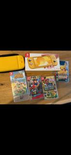 Nintendo Switch Lite + Games - Gele Editie, Spelcomputers en Games, Games | Nintendo Switch, Avontuur en Actie, 1 speler, Ophalen of Verzenden