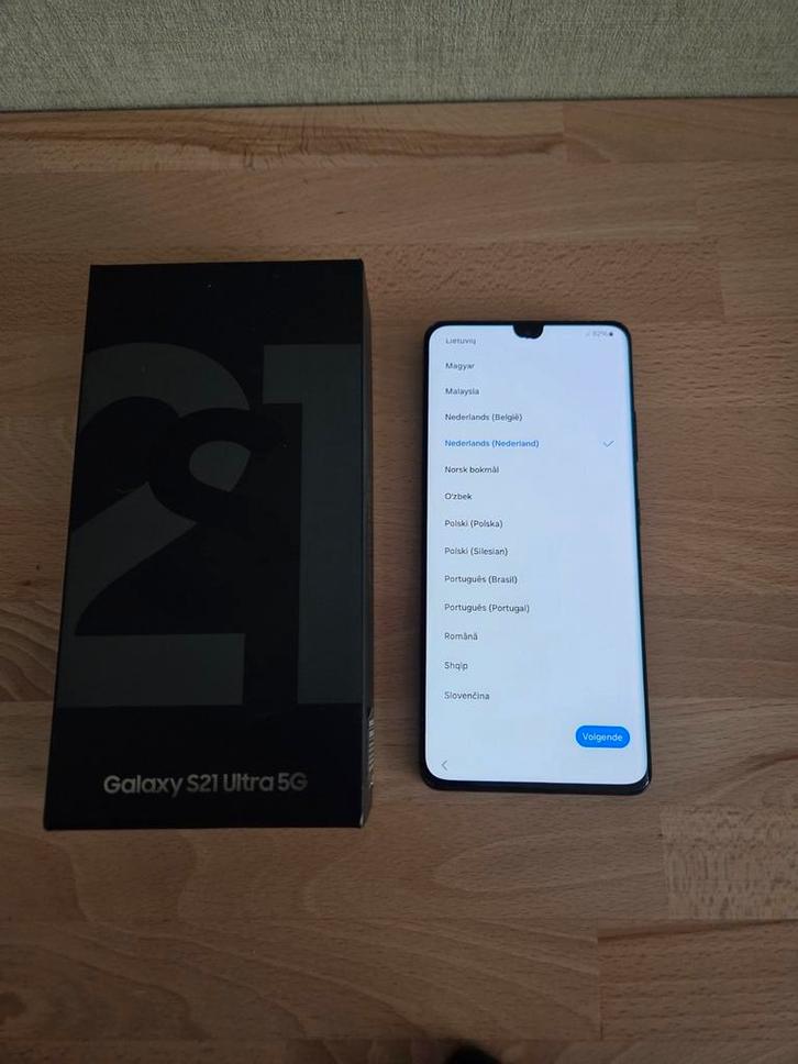 S21 Ultra Scherm licht beschadigd, Telecommunicatie, Mobiele telefoons | Samsung, Zo goed als nieuw, Galaxy S21, 128 GB, Zonder abonnement