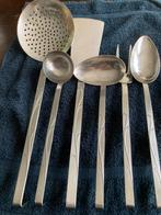 6 delig vintage lepelrek Gero Zilmeta, Ophalen of Verzenden, Zo goed als nieuw, Overige materialen, Vaatwasserbestendig