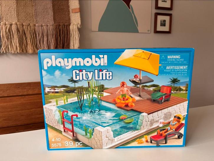 “Nieuwe, ongeopende Playmobil City Life set 5575 – Zwembad “, Kinderen en Baby's, Speelgoed | Playmobil, Zo goed als nieuw, Ophalen of Verzenden