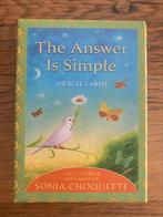 The answer is simple - card deck van Sonia Choquette, Boeken, Overige typen, Ophalen of Verzenden, Zo goed als nieuw, Spiritualiteit algemeen