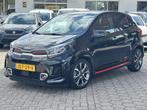 Kia Picanto 1.0 DPi GT-Line NAVI | CRUISE | CAMERA | BOVAG !, 12 maanden, Euro 6, Zwart, Bedrijf