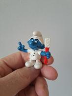 Tandartssmurf, Peyo Schleich 1984 20209, rubber 5x3x5cm, Verzamelen, Smurfen, Ophalen of Verzenden, Gebruikt, Overige Smurfen