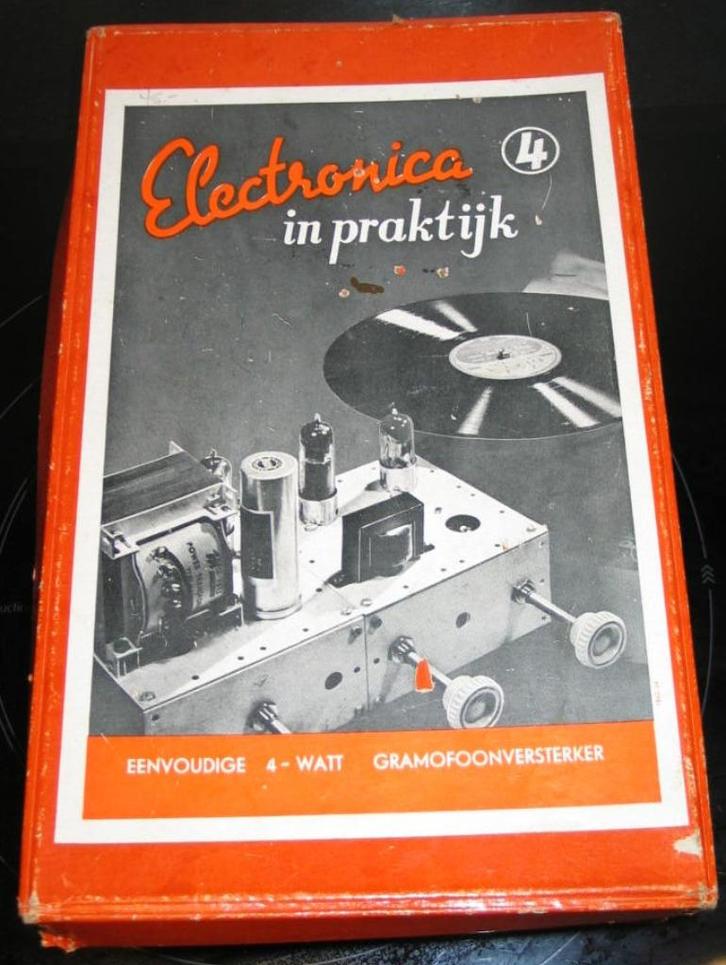 Muiderkring vintage elektronica in praktijk 4 doos 1950/60, Hobby en Vrije tijd, Elektronica-componenten, Gebruikt, Ophalen