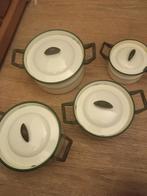 Emaille pannenset, Ophalen, Overige materialen, Pannenset