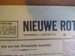 Nieuwe Rotterdamsche Courant donderdag 7 januari 1937, Boeken, Tijdschriften en Kranten, Ophalen of Verzenden, Nieuw